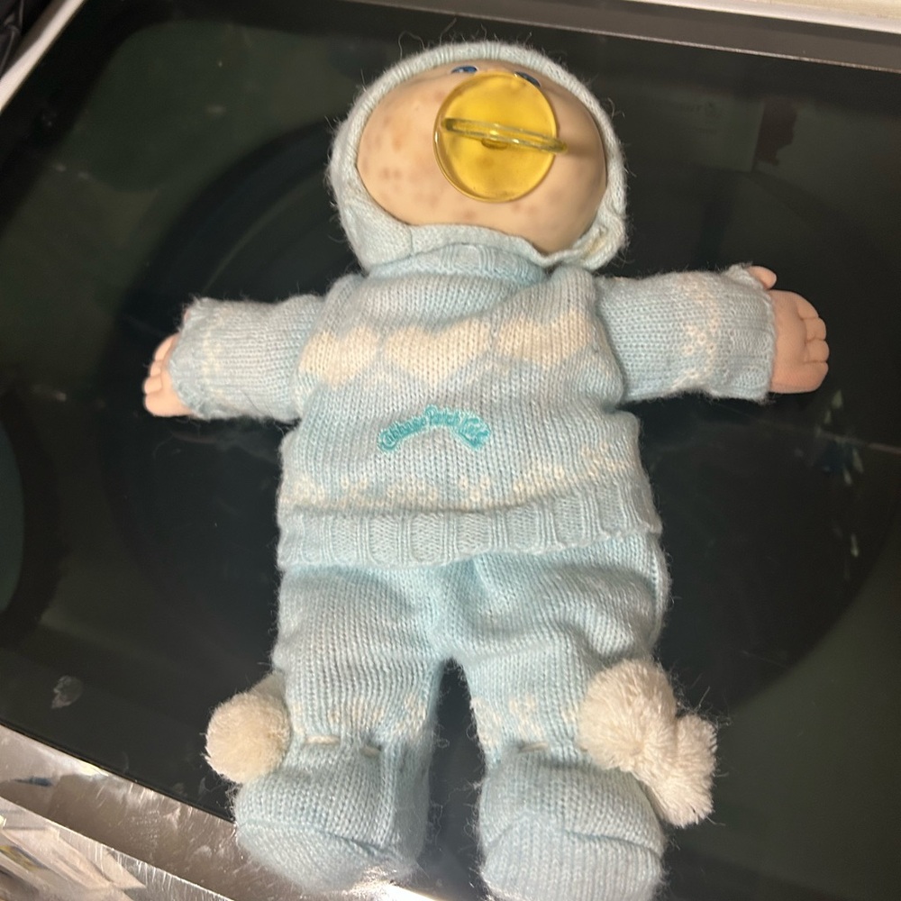 Vintage 80s Cabbage Patch Kids Doll with Measles Chickenpox sick baby doll - Picture 4 of 6